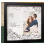 43 - FLORAL MR AND MRS FRAME