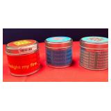 43 - SCENTED TIN CANDLE SET (K331)