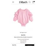 8 - MUD PIE INFANT SWEATER 3-6MOS (B23)