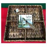 43 - WOVEN STORAGE ORGANIZER BASKET (K132)