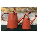43 - METAL GARDEN WATERING CAN SET (A1)