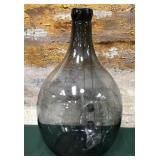 43 - LARGE SMOKED GLASS VASE (A34)