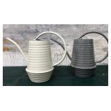 43 - MODERN METAL WATERING CANS (A62)