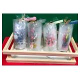 43 - DECORATIVE DRINKWARE GIFT SET (K274)