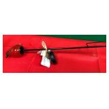 43 - ARTISAN GLASS BIRD SOLAR STAKE (K314)
