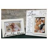 43 - ROMANTIC LOVE QUOTE PHOTO FRAMES