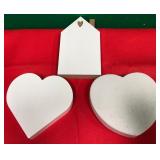43 - MODERN MARBLE HEART DECOR SET (K312)