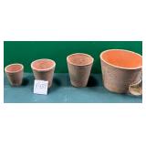 43 - TERRACOTTA PLANTER POT SET (K459)