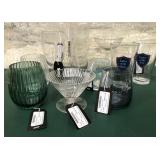 43 - ASSORTED DECORATIVE GLASSWARE SET (A10)