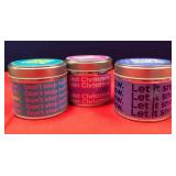 43 - SCENTED TIN CANDLE SET (K330)