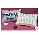 8 - ROSEMARY BEACH PILLOW SET COASTAL DECOR