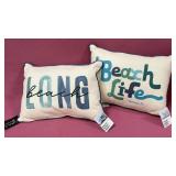 8 - LONG BEACH DECORATIVE PILLOW DUO