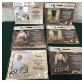 43 - PERSONALIZED NAME PICTURE FRAMES (A107)
