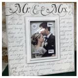 43 - MR AND MRS SCRIPT FRAME