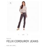 8 - FELIX CORDUROY JEANS SIZE X-SMALL (B92)