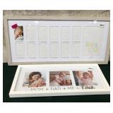 43 - BABY MILESTONE PHOTO FRAME SET