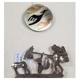 700 - STERLING & MEXICO STERLING SILVER BROOCHES