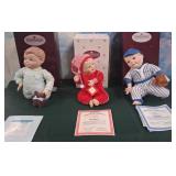439 - LOT OF THREE COLLECTIBLE DOLLS WITH COAS (N5
