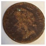 13 - 1886 CHILE TWO CENTAVOS COIN (235)