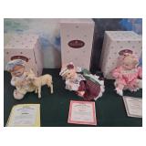 439 - LOT OF THREE COLLECTIBLE DOLLS WITH COAS