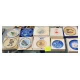 N - LOT OF TEN COLLECTIBLE PLATES (B68)