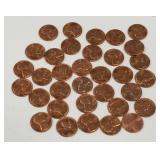700 - UNCIRCULATED U.S. CENTS (E77)