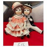 N - PAIR OF LTD ED COLLECTIBLE FIGURINES (F16)