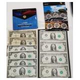 700 - MIXED LOT COLLECTIBLE CURRENCY & COINS (E95)