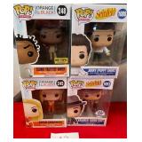 N - FOUR POP! FUNKO COLLECTIBLE FIGURES (A3)