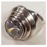 700 - BRUTALIST MCM STERLING SILVER RING SIZE 5.6