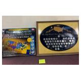 N - US QUARTERS COLLECTOR'S MAP WITH COINS (B66)