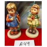 N - LOT OF TWO HUMMEL COLLECTIBLE FIGURINES (A49)