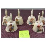 N - SIX HUMMEL COLLECTIBLE BELLA (B13)