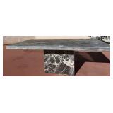 F - PEDESTAL TABLE 40X79' (K30)