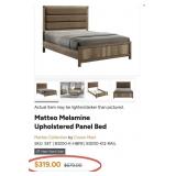F - QUEEN BED, MATTRESS, BEDDING, NIGHTSTANDS (A13