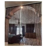 F - TWO WOOD BEAD 'CURTAINS (A33)