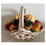 T - FAUX FRUIT BASKET (L65)
