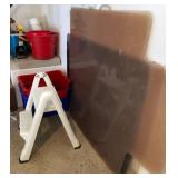 T - HOME OFFICE CARPET PROTECTORS, STEP LADDER