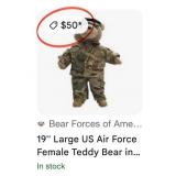 T - TWO BEAR FORCES OF AMERICA BEARS (B36)