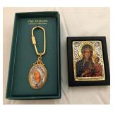 T - TWO PIECES BYZANTNE ICON COLLECTIBLES (L62)