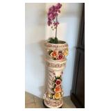 T - CAPODIMONTE-STYLE PEDESTAL/PLANTER