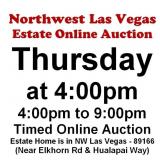 WELCOME TO OUR THUR. @4pm ONLINE PUBLIC AUCTION