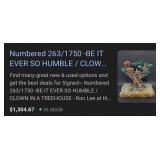 441 - RON LEE CLOWN TREE HOUSE FIGURINE (B10)