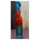 440 - COLLECTIBLE ART GLASS DECANTER 8'T (C83)