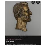442 - ABRAHAM LINCOLN ART FRAMED 11X9' (F34)