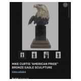 441 - LTD ED BRONZE EAGLE SCULPTURE (B2)
