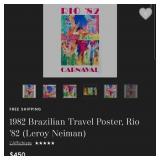 441 - RIO '82 CARNAVAL PRINT 38X24.5' (B35)