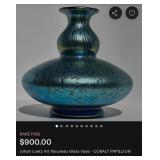 442 - LOLTZ PAPILLON GLASS VASE (F14)