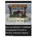441 - RON LEE PORSCHE & CLOWN FIGURINE (B36)