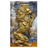 440 - RAMPANT LION WALL DECOR 29.5'T